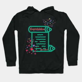 Congratulations, You Made It, Fireworks, Stars Hoodie